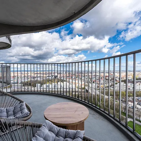 In Der 30. Etage, Tolle Aussicht, Zentral Augsburgo