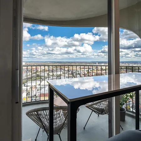 In Der 30. Etage, Tolle Aussicht, Zentral 公寓 奥格斯堡