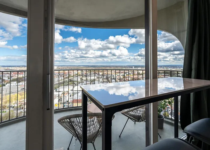 In Der 30. Etage, Tolle Aussicht, Zentral 公寓 奥格斯堡