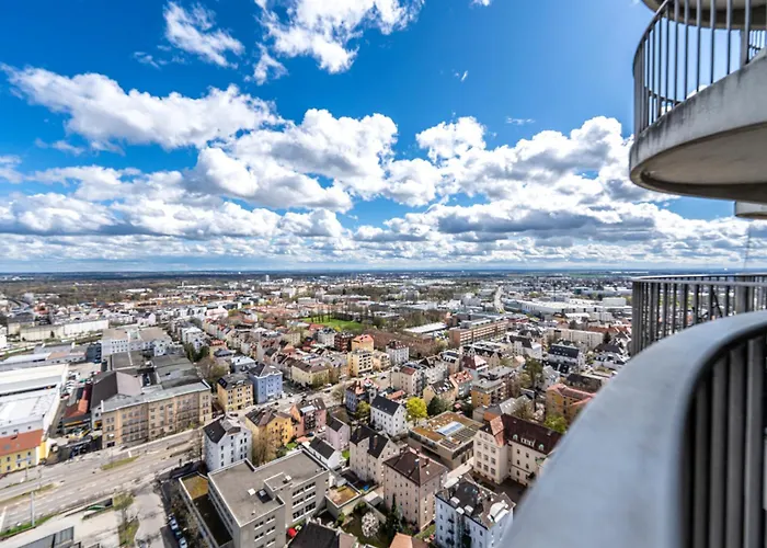 In Der 30. Etage, Tolle Aussicht, Zentral * אוגסבורג